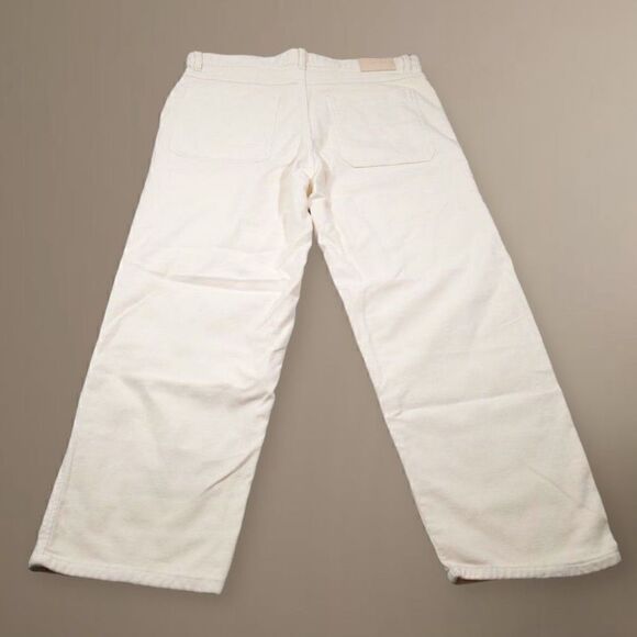 Everlane The Moleskin Way-High Pant in Canvas Beige Organic Cotton Size 16 NWT - Picture 8 of 16